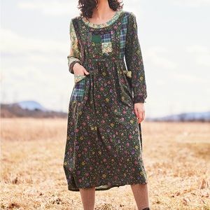 April Cornell Annie Patchwork Dress